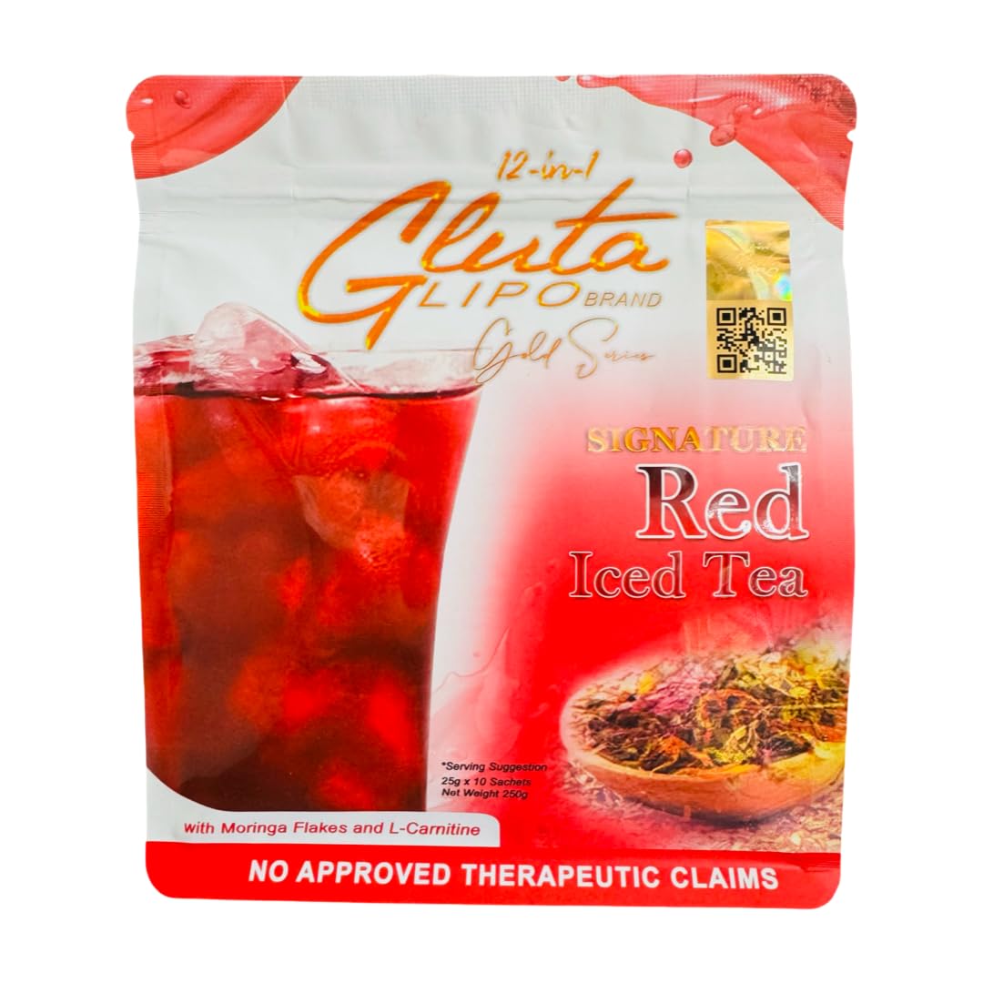 GlutaLipo Gold Series Red Iced Tea