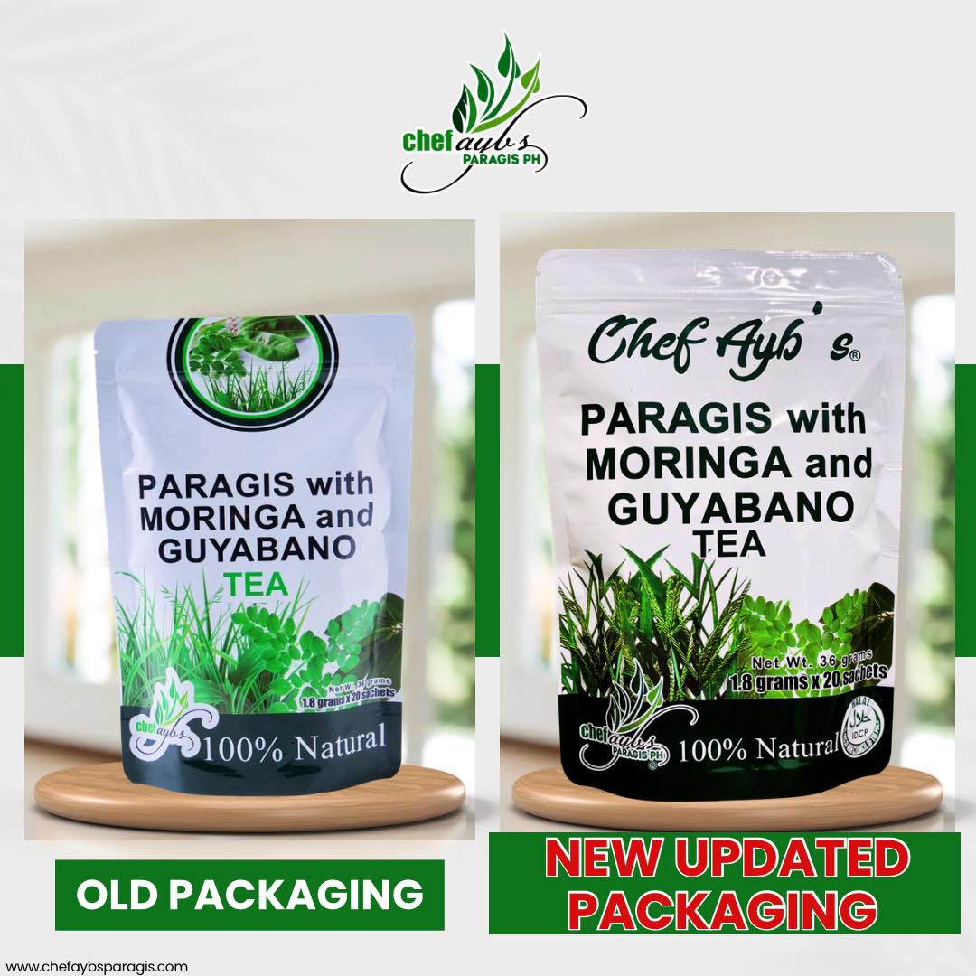Chef Ayb’s Paragis with Moringa and Guyabano Tea 20's