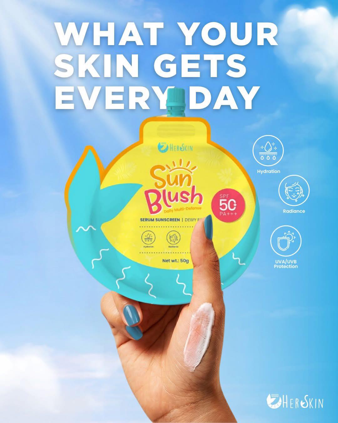 Herskin Sunblush Sunscreen 50g