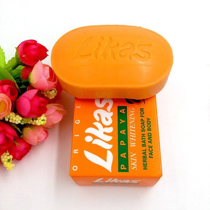 Likas Herbal Soap with Natural Papaya Enzyme for Brighter Skin 135g