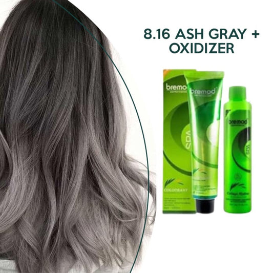 Bremod Hair Color 8.16 Ash Grey