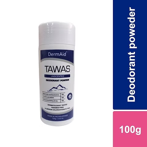DERMAID Tawas 100% Pure Unscented – 100g