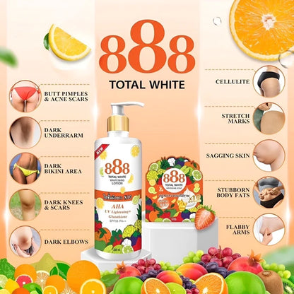 888 Total White Whitening Lotion 250ml