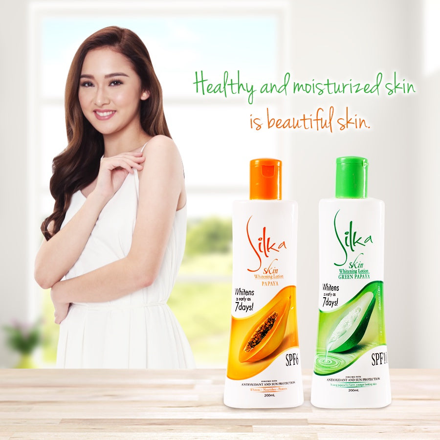 SILKA Papaya Whitening Lotion 200mL