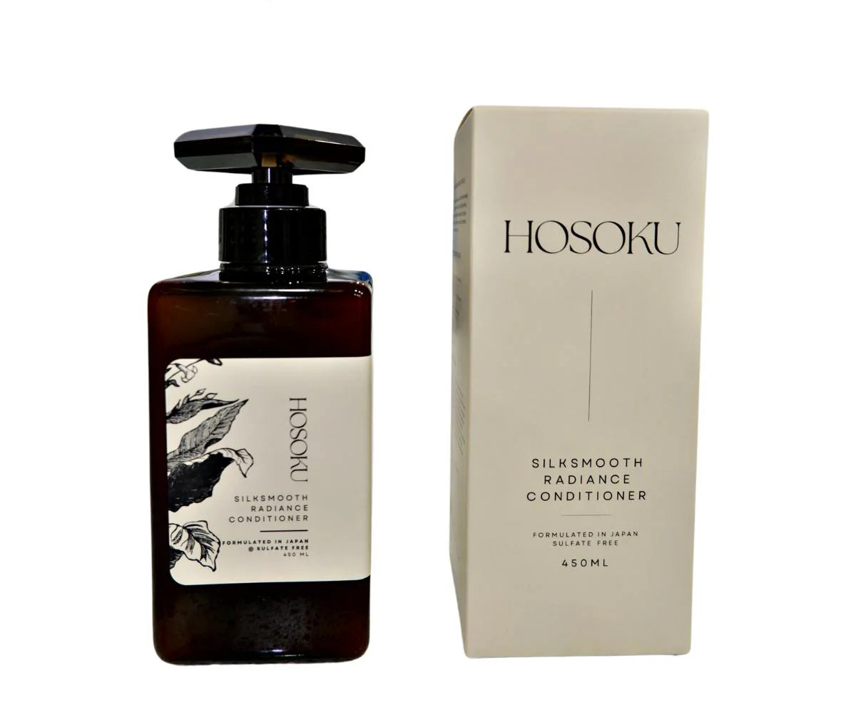 COMBO OF HOSOKU Premium Hair Growth Shampoo and Silksmooth Radiance Conditioner