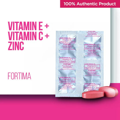 Fortima Vitamin C + Zinc Vitamin E 25pcs (PRE-ORDER)
