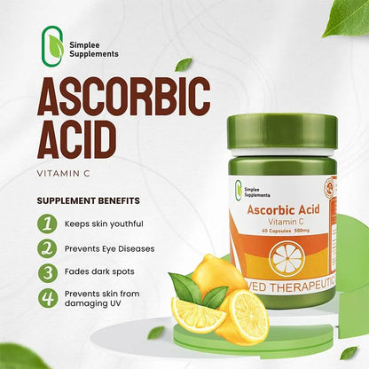 Simplee Ascorbic Acid/Vit-C Capsule Supplement