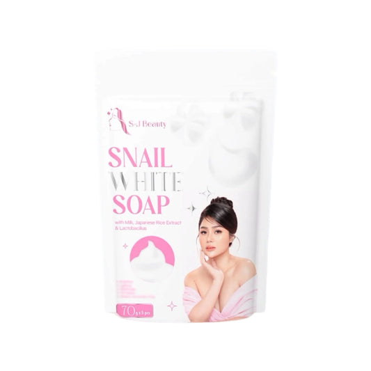 S & J Beauty Products Snail White Soap- 5 bars