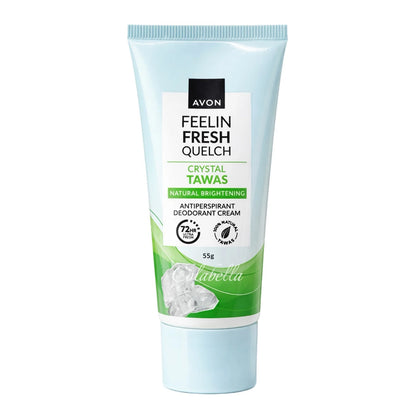AVON Quelch Feelin Fresh  Crystal Tawas Cream 55g
