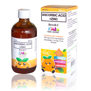 BEWELL C Kids Vitamin C Plus Zinc Syrup 120ml
