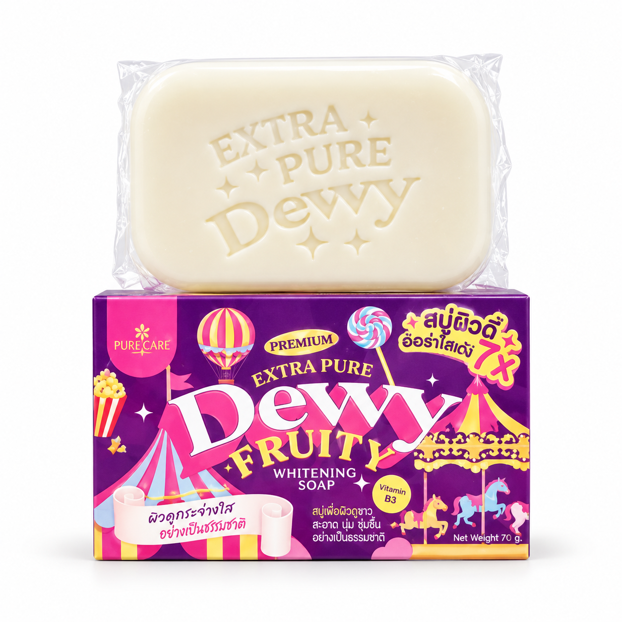 Extra Pure Dewy Fruity White Plus Soap 70g