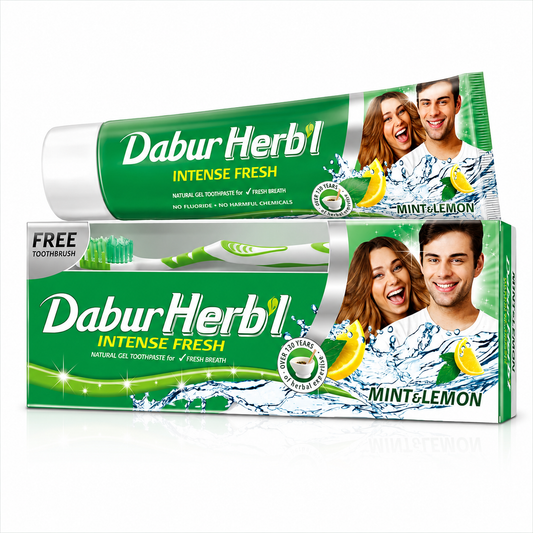 Dabur Herbal Toothpaste - Mint and Lemon