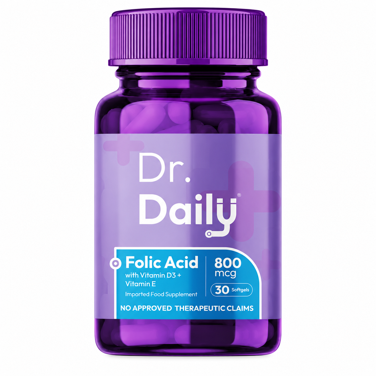Dr. Daily Folic Acid 800mcg Women’s Hormone Balance & Cycle Support 30's