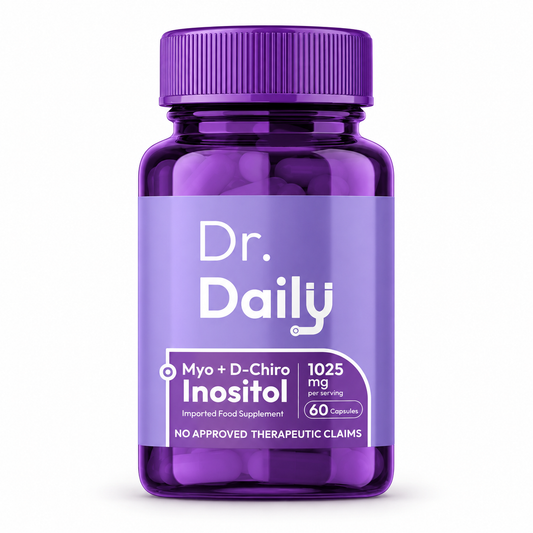 Dr Daily Inositol 1025mg | Hormonal Balance, Cycle & PCOS 60's