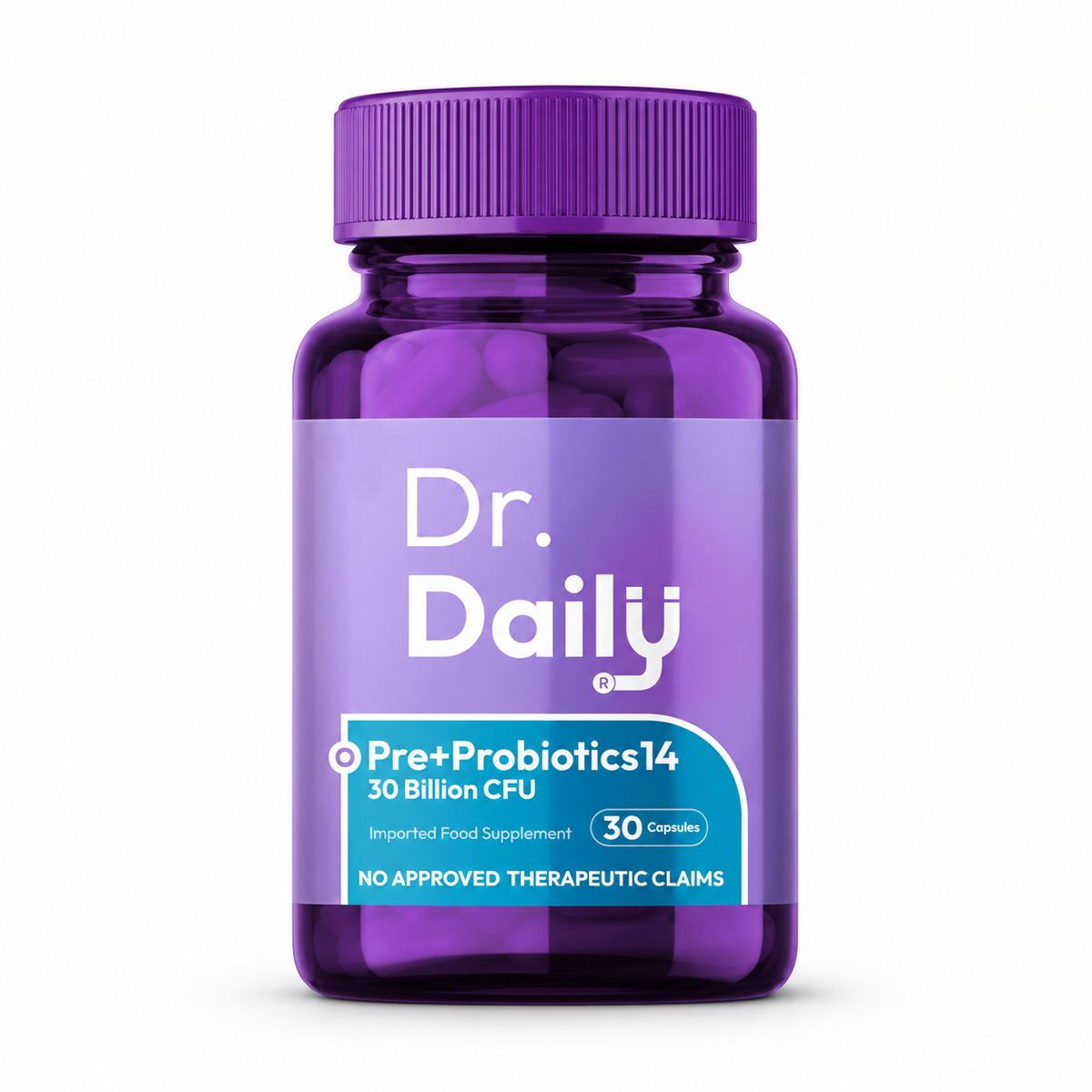 Dr Daily Pre + Probiotics 30B CFU Food Supplement 30's
