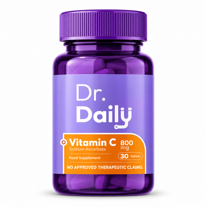 Dr Daily Vitamin C Sodium Ascorbate 800mg 30 capsules