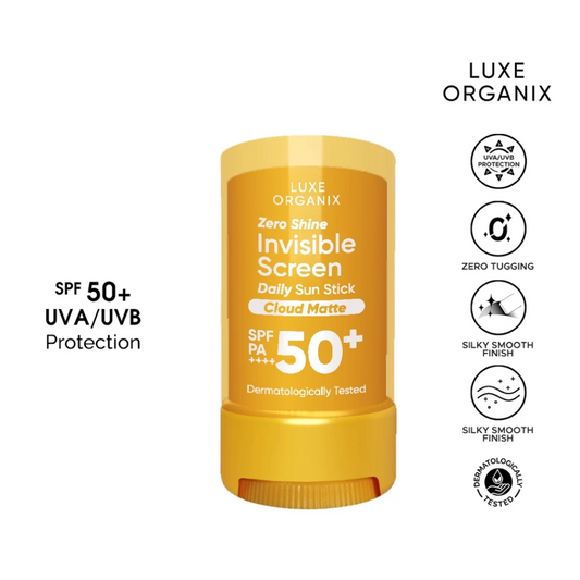 Luxe Organix Zero Shine Invisible Screen Daily Sun Stick 17g