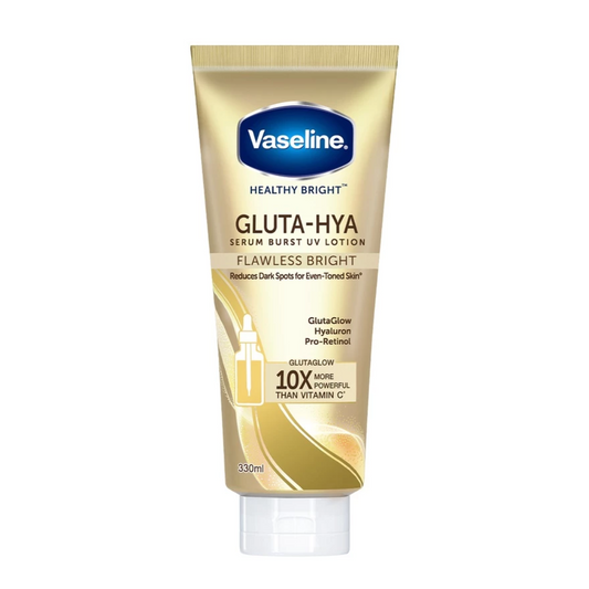 Vaseline Gluta Hya Serum Burst Lotion Flawless Bright 330ml