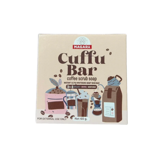 Magara Skin Cuffu Bar Coffee Scrub Soap 60g