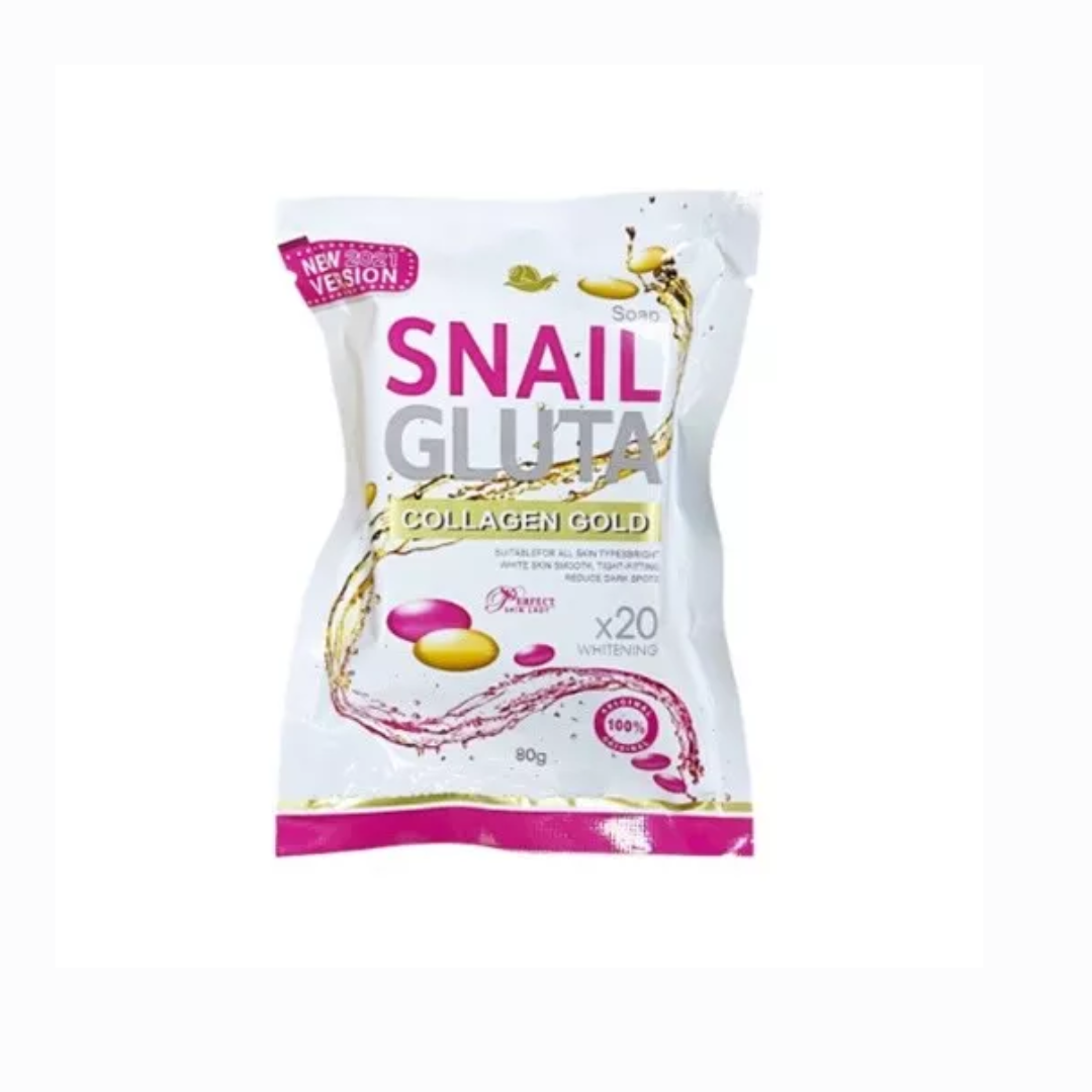 Snail Gluta Collagen Gold Soap 80g