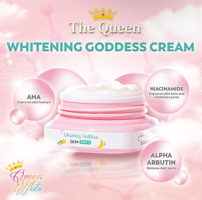 COMBO of Queen White Rejuvenating Set & Queen Whitening Goddess Set