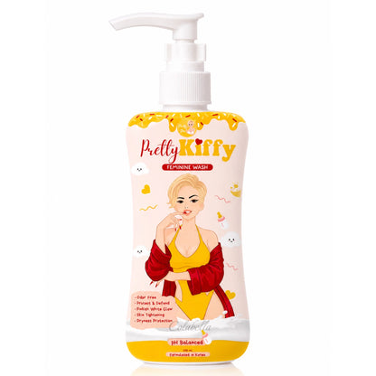 Pretty Jin Kiffy Feminine Wash Pinkish Glow Gentle-Cleansing 100ml