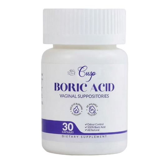 CUSP Boric Acid Vaginal Suppositories - 30PCS