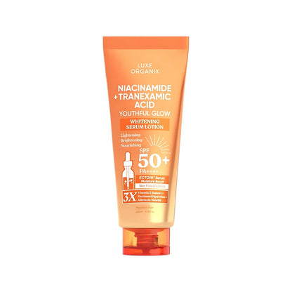 Luxe Organix Youthful Glow Whitening Serum Lotion 200mL
