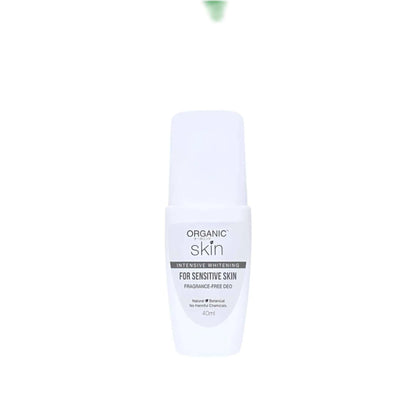 Organic Skin Unscented Underarm Deodorant Deo Roll on 40ml
