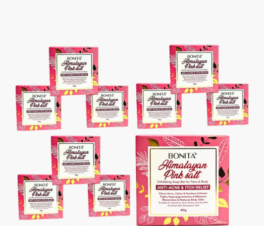 10pcs of Bonita Himalayan Pink Salt Soap 85g