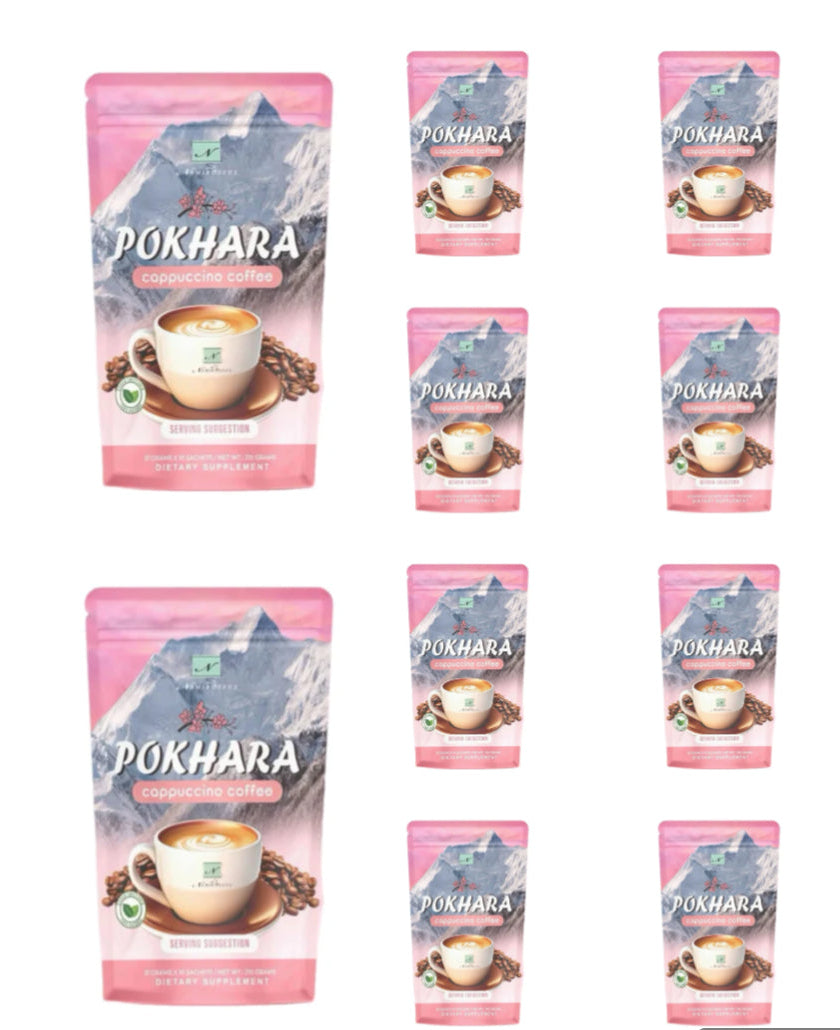 10pcs of POKHARA Cappucino Coffee