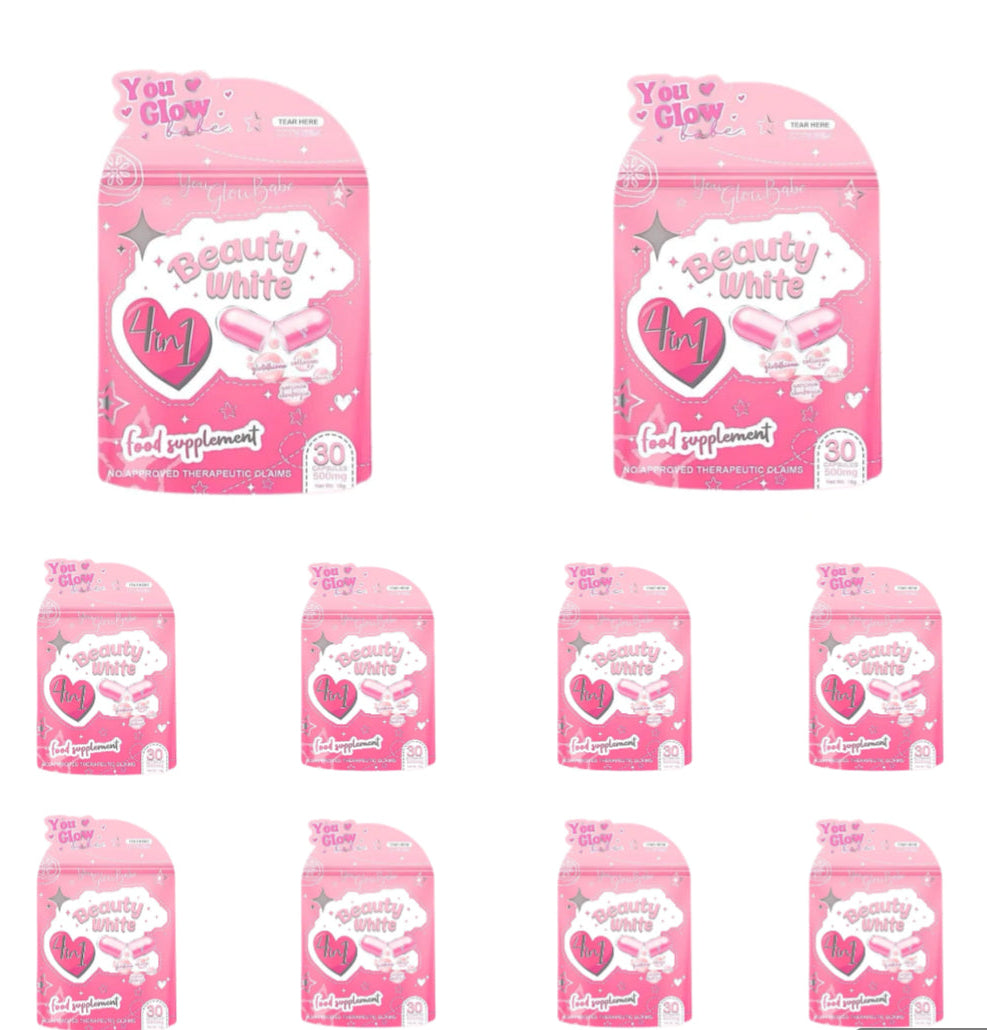 10pcs of You Glow Babe Beauty White 30 Capsules