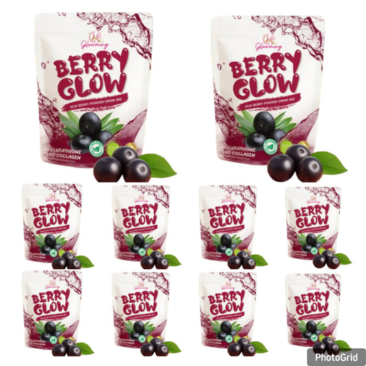 10 packs of Berry Glow Glowming Shape 200g (10sachets/pk)