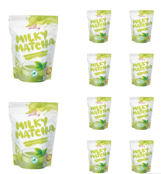 10 packs Milky Matcha Drink by Glowming Shape Detox