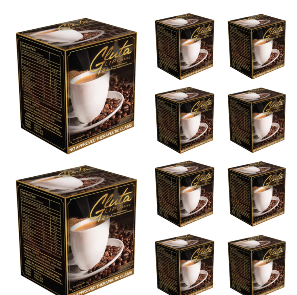 10 boxes of Glutalipo Coffee