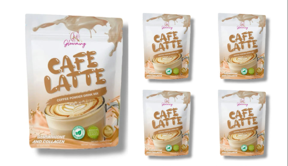 5 packs of Glowming Shape Cafe Latte Coffee Drink (10's/pk)