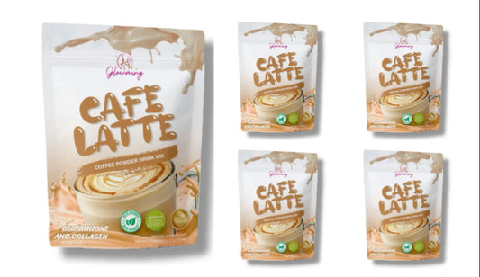 5 packs of Glowming Shape Cafe Latte Coffee Drink (10's/pk)