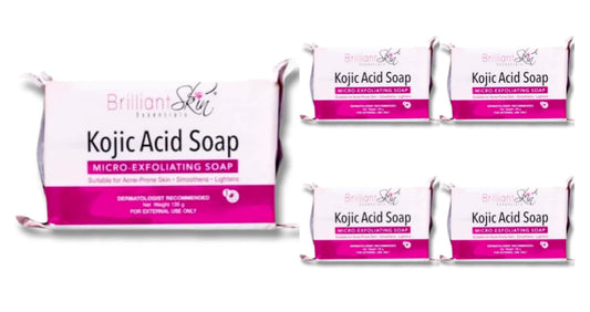 5 pcs of Brilliant Skin Micro-Exfoliating Kojic Soap 135g