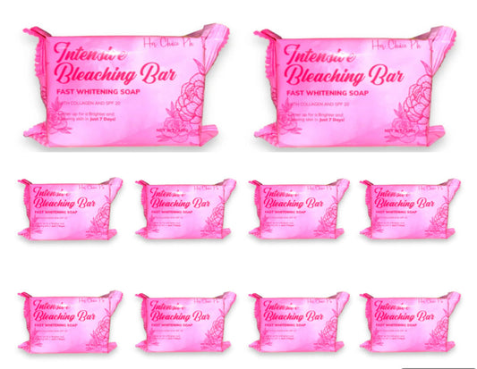 10pcs of HER CHOICE PH INTENSIVE BLEACHING BAR SOAP (120g)