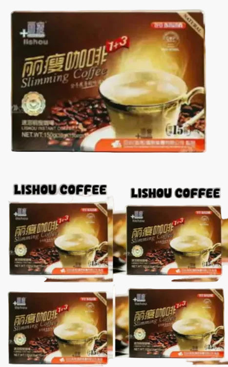 5 boxes of Lishou Coffee 10gx15bags