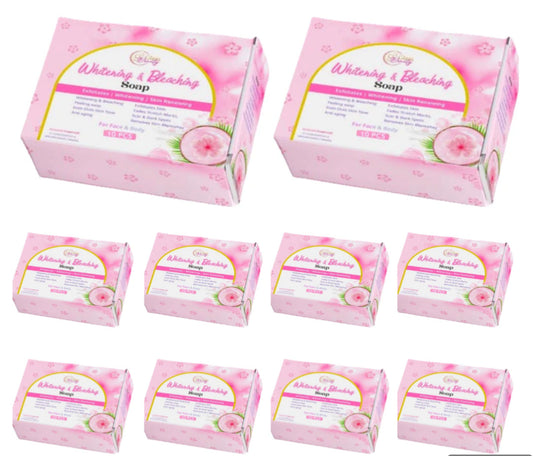 10 pcs of CC Glam Beauty Whitening & Bleaching Soap 70g
