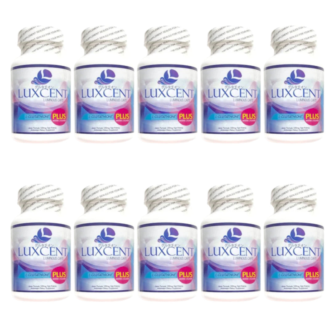 10pcs of Luxcent Glutathione Capsules 60's