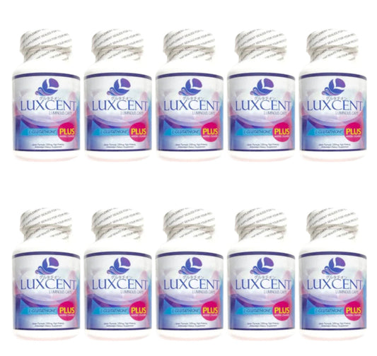 10pcs of Luxcent Glutathione Capsules 60's