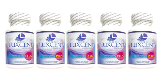 5pcs of Luxcent Glutathione Capsules 60's
