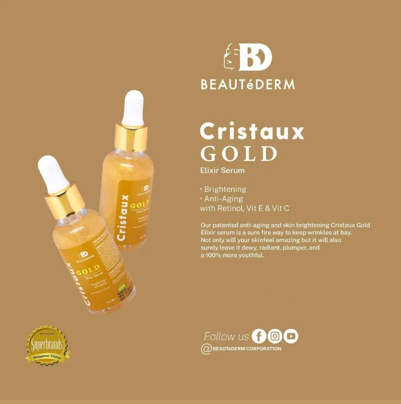 Beautederm Cristaux Gold Elixir Serum 30ml