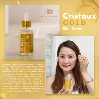 Beautederm Cristaux Gold Elixir Serum 30ml