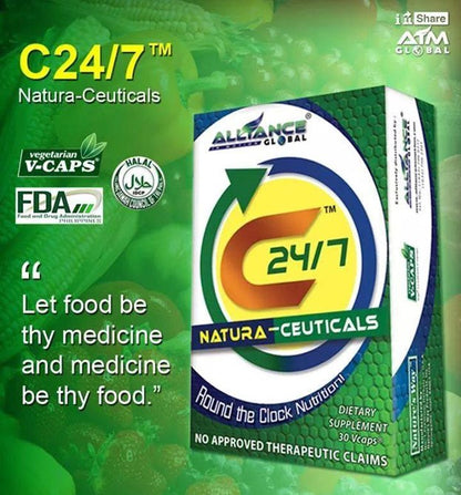 C24/7 Natura-Ceuticals 30 capsules (PRE-ORDER 1 week)