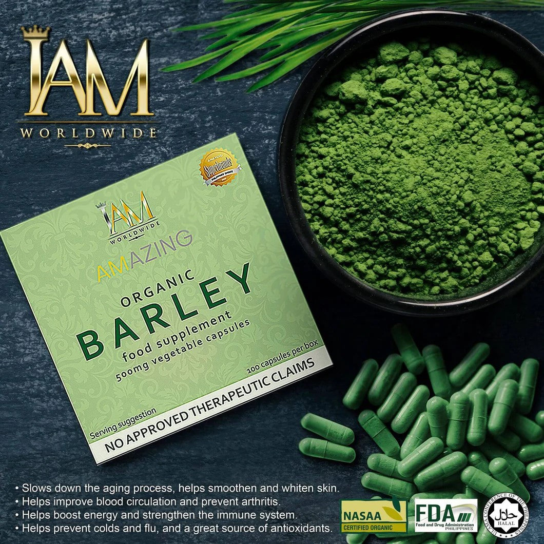 Amazing Pure Organic Barley Capsules