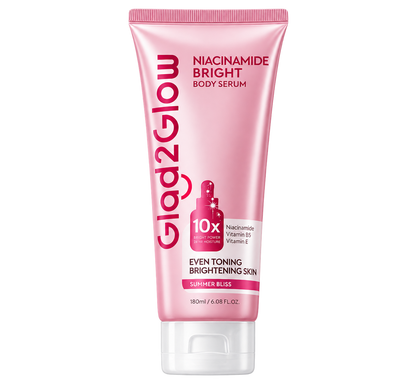 Glad2Glow Niacinamide Bright Body Serum 180ml.