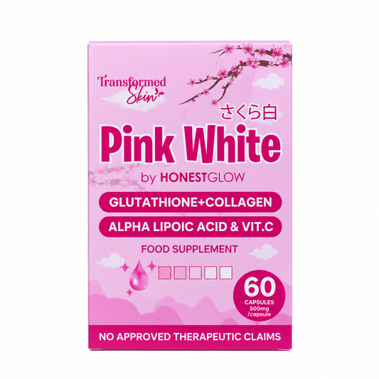 Honest Glow Pink White Glutathione + Collagen – 60 Capsules
